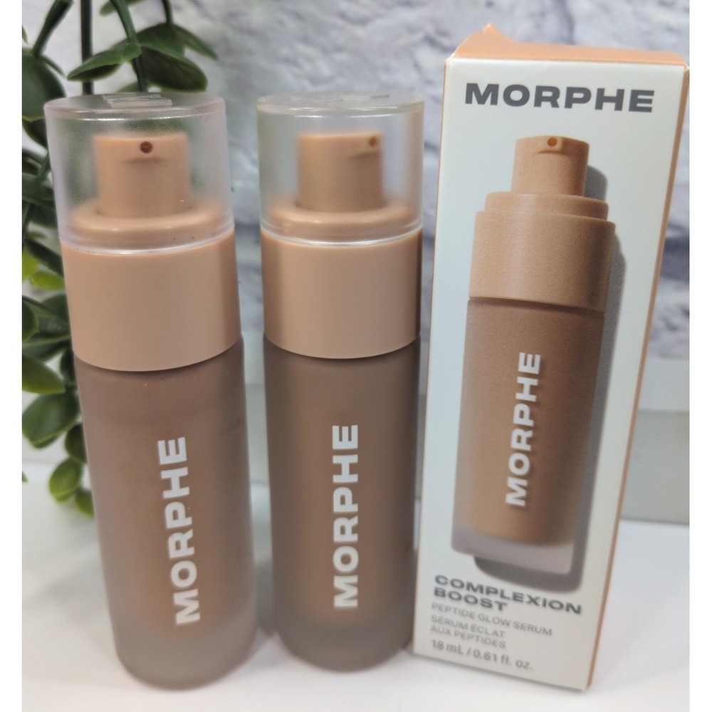 NEW LOT 2 RAY🌿Morphe Complexion Boost Peptide Glow Serum Foundation MakeUp Face